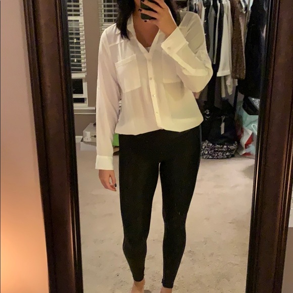 White Button Up - Picture 3 of 5